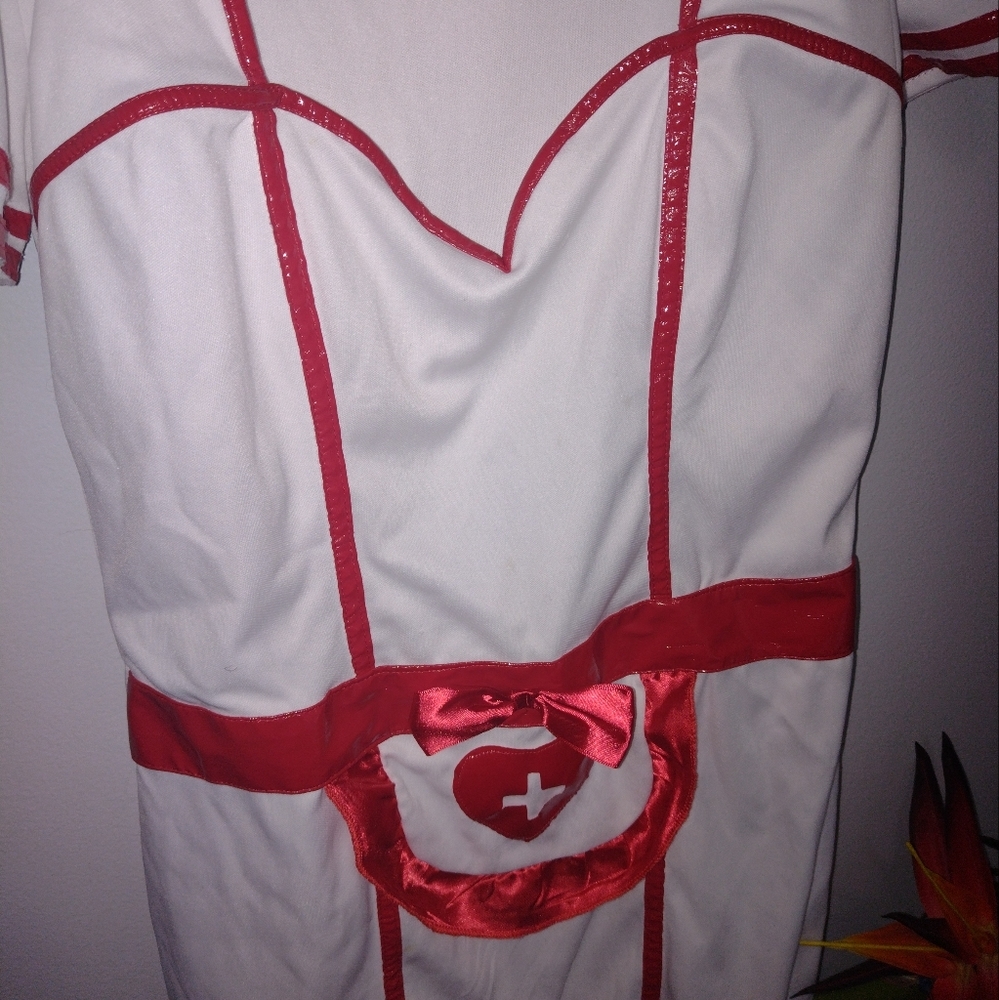Alexa Nurse Costume Dress Size Small - Picture 3 of 5